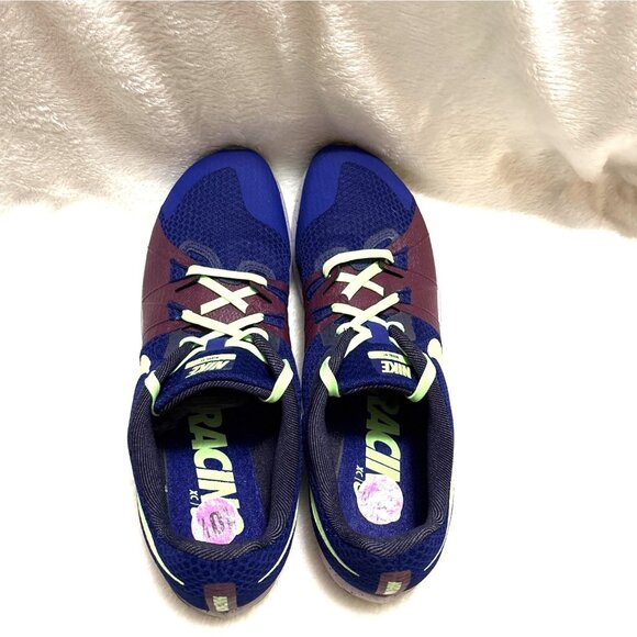 Nike Racing XC Track & Field Spikes Running Shoes Purple/Blue 10.5M - Picture 5 of 7
